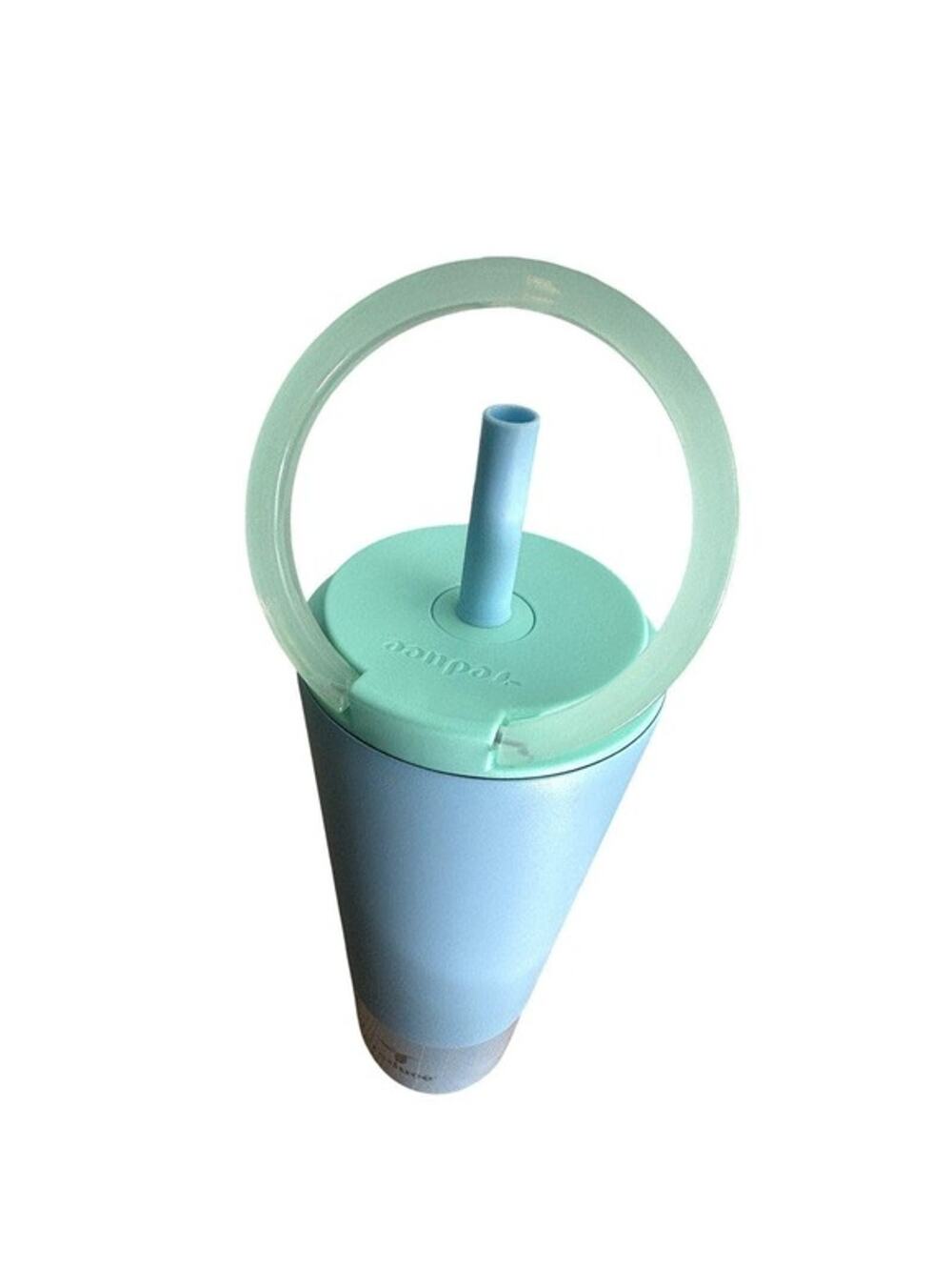 Blue and Green Reusable Water Bottle - Eco Friendly ca